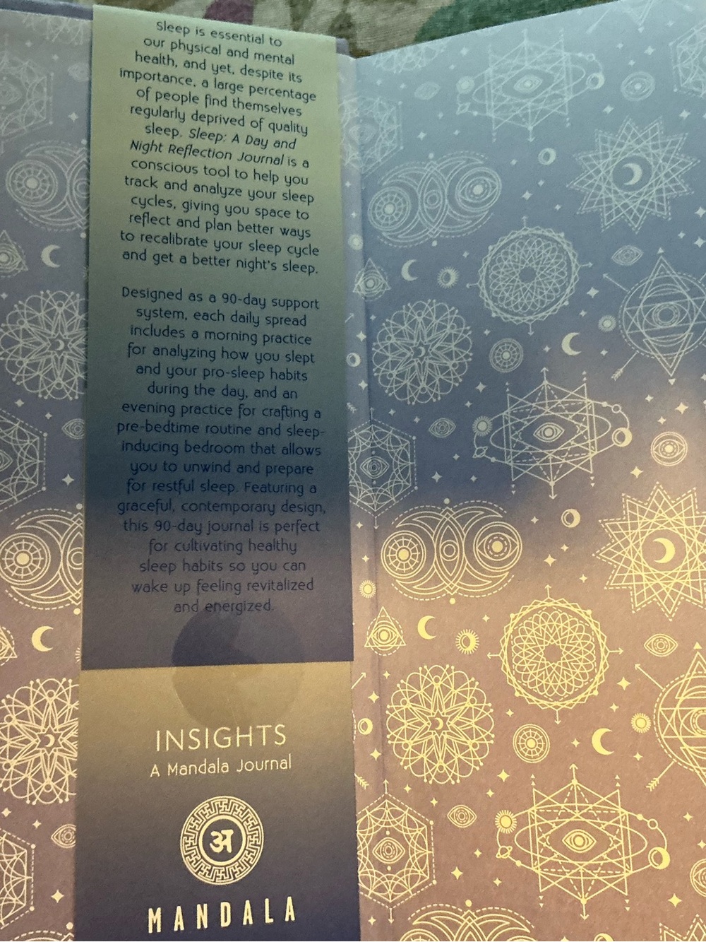 Sleep Rituals Night Journal – Lavender Sleep Notebook - Picture 4 of 12